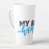 Tasse Latte Ma race : humaine (Angle gauche)