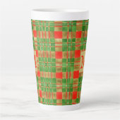 Tasse Latte MAC GREGOR TARTAN Tall LatMug + Initial (Devant)