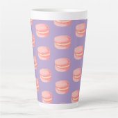 Tasse Latte Macarons roses (Devant)