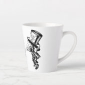 Tasse Latte Mad Hatter - C'est toujours l'heure du thé (Droite)