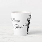 Tasse Latte Mad Hatter - C'est toujours l'heure du thé (Devant)