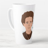 Tasse Latte Madame Curie (Angle gauche)