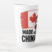 Tasse Latte Made in Chinada Panda – Chinese Canadian (Devant)