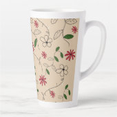 Tasse Latte Magic Garden Flower Motif (Droite)