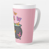 Tasse Latte Magical Butterflies from a cauldron (Angle droit)