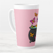 Tasse Latte Magical Butterflies from a cauldron (Angle gauche)
