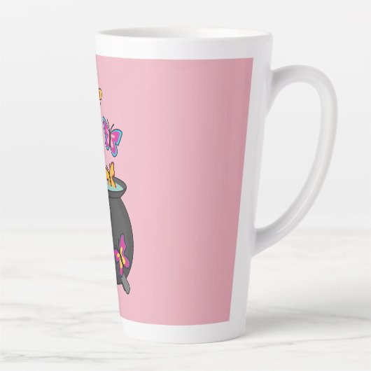 Tasse Latte Magical Butterflies from a cauldron (Droite)