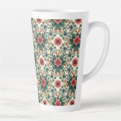 Tasse Latte Magie des fleurs boho - dans des nuances de vert e (Droite)
