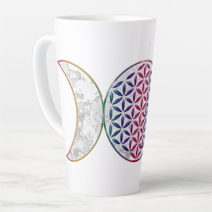 Tasse Latte Magique Triple Moon - Spirit Flower Of Life 2 Caf