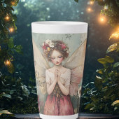Tasse Latte Magique Whimsical Fairy & Flower Garden avec devis