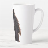 Tasse Latte Magnificent Black Stallion (Droite)
