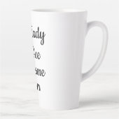 Tasse Latte Magnifique café "Une Maman Géniale" Script (Droite)