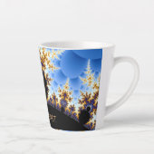 Tasse Latte Magnifique Mandelbrot Fractal (Droite)