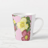 Tasse Latte Magnifique Rose sauvage modifiable (Droite)