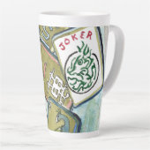 Tasse Latte Mahjong Tiles (Angle droit)