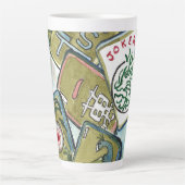 Tasse Latte Mahjong Tiles (Devant)