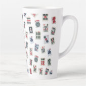 Tasse Latte MahJongg conception de tuiles (Droite)