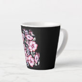 Tasse Latte Mai s'épanouit (Angle droit)