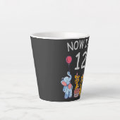Tasse Latte Maintenant, j'ai 12 ans 12e anniversaire au Zoo (Devant)