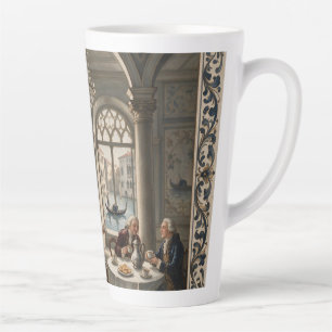 Tasse Latte Maison de café de Venise de style antique des anné
