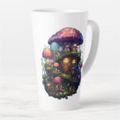 Tasse Latte Maison de champignons magiques (Angle droit)