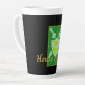 Tasse Latte Maison de Dink Pickleball Crest (Angle gauche)