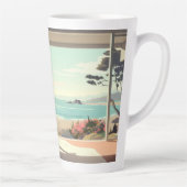 Tasse Latte Maison de plage (Droite)