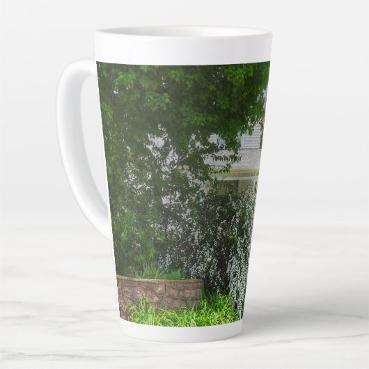 Tasse Latte Maison d'été (Angle gauche)