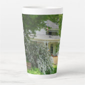 Tasse Latte Maison d'été (Devant)