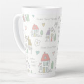 Tasse Latte Maison douce maison  (Angle gauche)