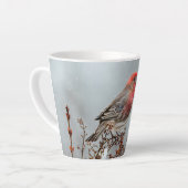 Tasse Latte Maison Finch en Neige - Photo originale (Angle gauche)