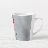 Tasse Latte Maison Finch en Neige - Photo originale (Droite)