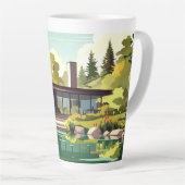 Tasse Latte Maison moderne du milieu du siècle #94 (Angle droit)