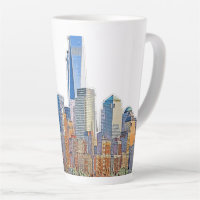 Majestic View of New York City Skyline artistique