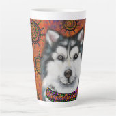 TASSE LATTE MALAMUTE D'ALASKA (Devant)