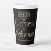 Tasse Latte Malédictions et Poisons (Devant)