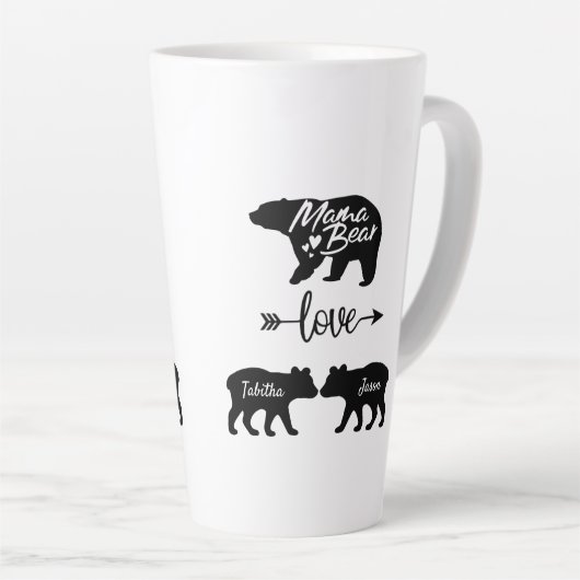 Tasse Latte Mama Bear Latug (Angle droit)