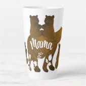 Tasse Latte Mama Bear With 4 Cubs Maman of Four Children Cadea (Devant)