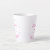 Tasse Latte Mama Est.2025 shirt -Mother gift Pink Minimal -  (Devant)