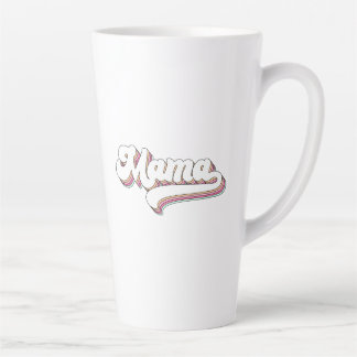 Tasse Latte Mama Rétro