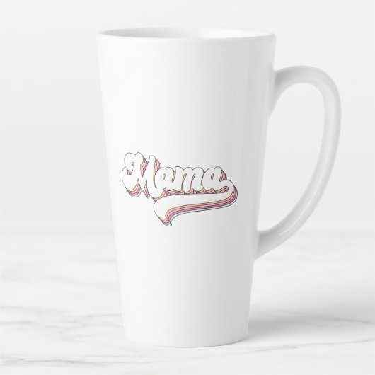 Tasse Latte Mama Rétro (Droite)
