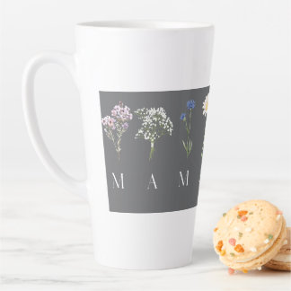 Tasse Latte Mama Wildflower Mother's Day Gift