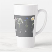 Tasse Latte Mama Wildflower Mother's Day Gift (Droite)