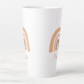 Tasse Latte Maman Boho Terracotta Arc-en-ciel (Devant)