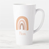 Tasse Latte Maman Boho Terracotta Arc-en-ciel (Droite)