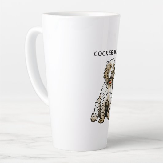 Tasse Latte Maman Cocker (Angle gauche)