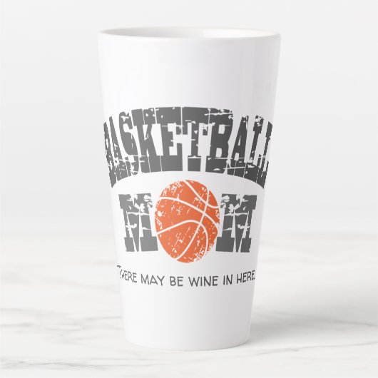 Tasse Latte Maman de basketteuse drôle (Devant)