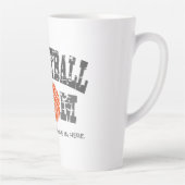 Tasse Latte Maman de basketteuse drôle (Droite)