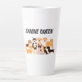 Tasse Latte Maman de chien élégant