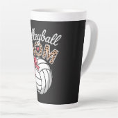 Tasse Latte Maman de volleyeuse (Angle droit)